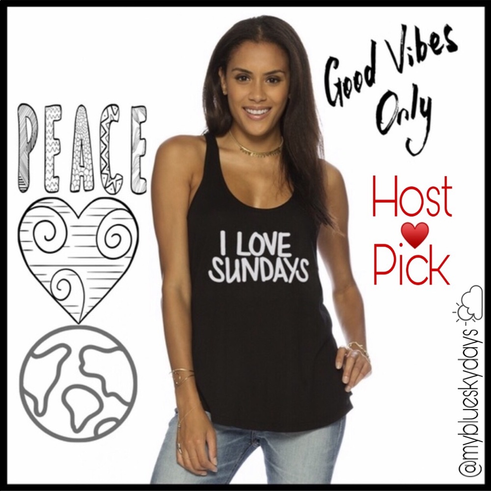 PLW I Love Sunday's Boyfriend Tank